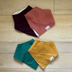 Copper Pearl Baby Bandana Bibs